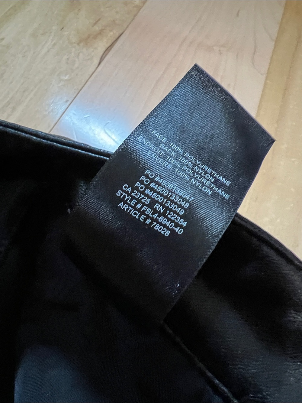 Wilfred Black Straight-Leg Faux Leather Pants - Picture 10 of 13